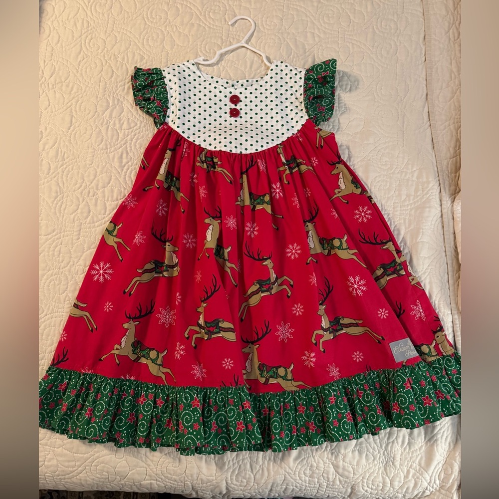 Eleanor Rose Reindeer dress 8/10